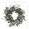 24" Seeded Eucalyptus Wreath - Handcrafted Lifelike Decor for Front Door, Wall, Mantel & Tabletop - Elegant Floral Accent for Home - Floral Home by Artificial Flowers